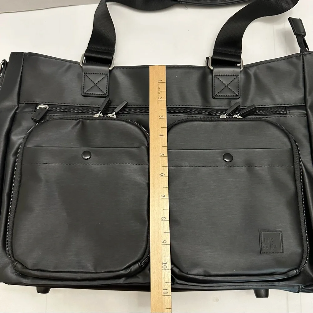 IHKWIP Cargo Catchall Tote – Black with Two Crossbody Straps